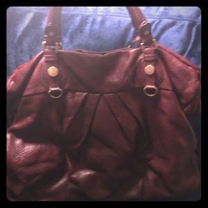 Bordeaux leather Marc Jacobs tote
